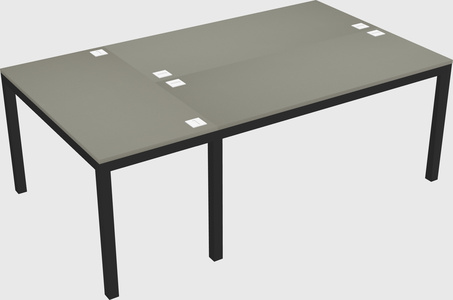 Shared office desks