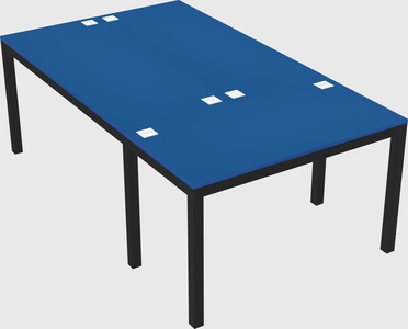 Shared office desks