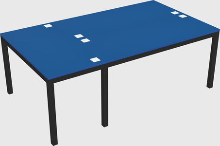 Shared office desks