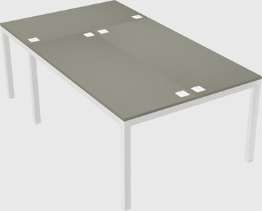 Shared office desks