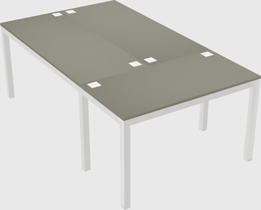 Shared office desks