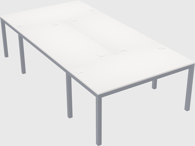 Shared office desks