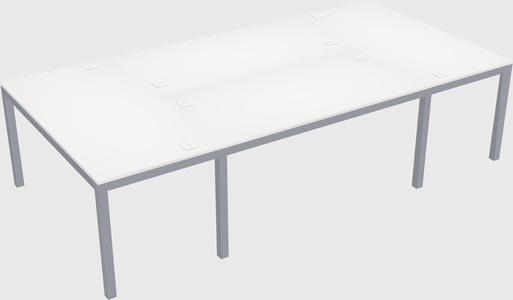 Shared office desks