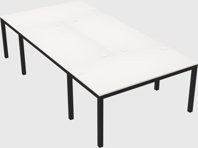 Shared office desks