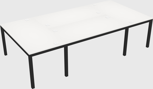 Shared office desks