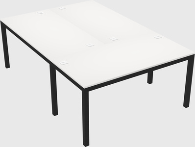 Shared office desks