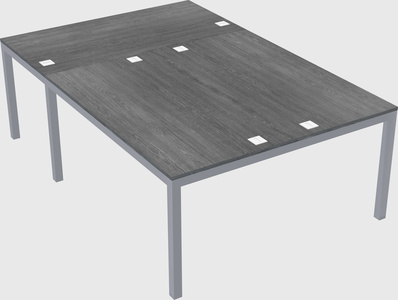 Shared office desks