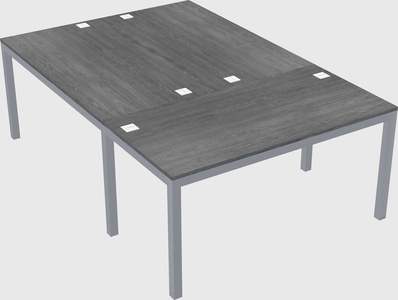 Shared office desks