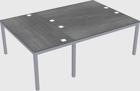 Shared office desks