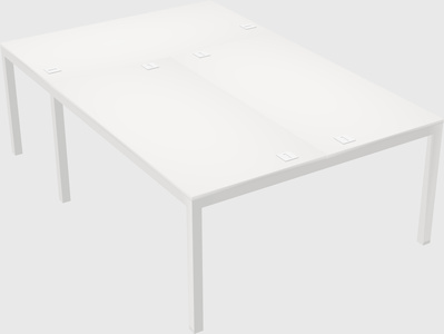 Shared office desks