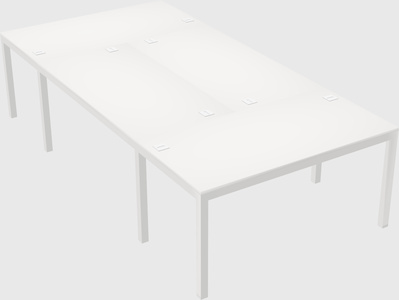 Shared office desks