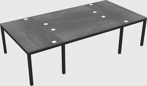 Shared office desks