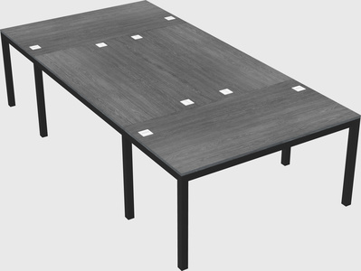 Shared office desks