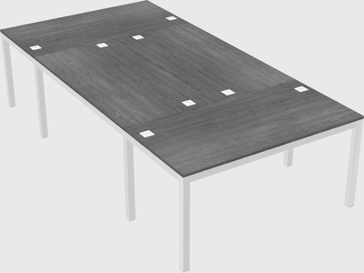 Shared office desks