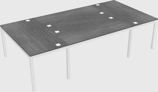 Shared office desks