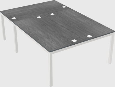 Shared office desks