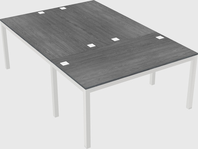Shared office desks