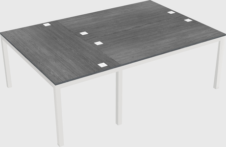 Shared office desks