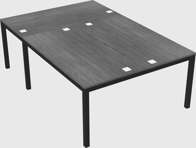 Shared office desks