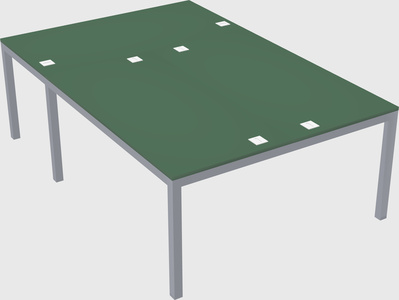 Shared office desks