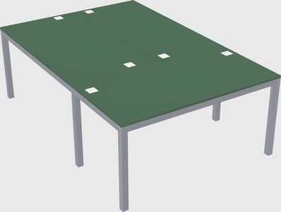 Shared office desks