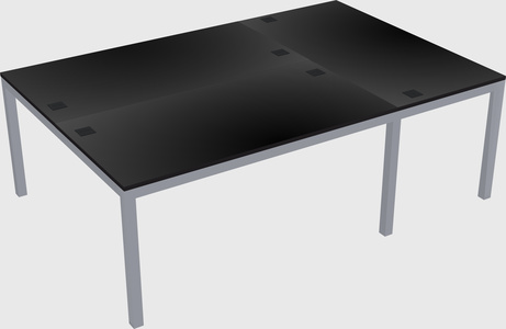 Shared office desks