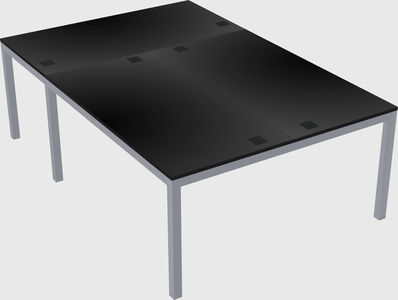 Shared office desks