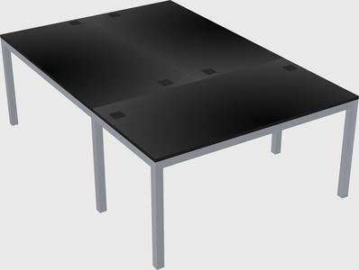 Shared office desks