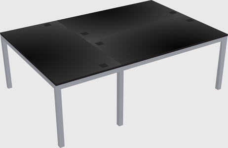 Shared office desks