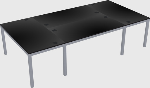 Shared office desks