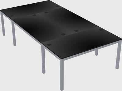 Shared office desks