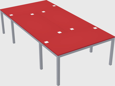 Shared office desks