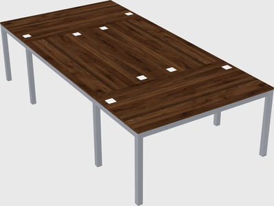 Shared office desks