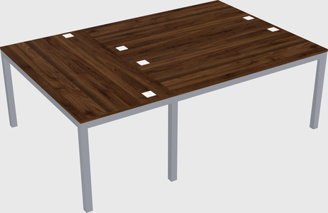 Shared office desks
