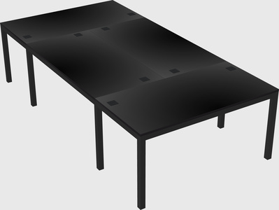 Shared office desks