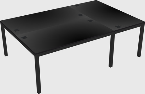 Shared office desks