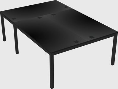 Shared office desks