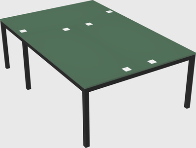 Shared office desks