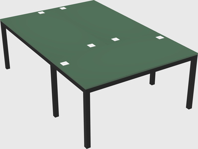 Shared office desks