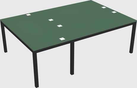 Shared office desks