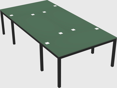 Shared office desks