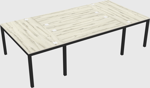 Shared office desks