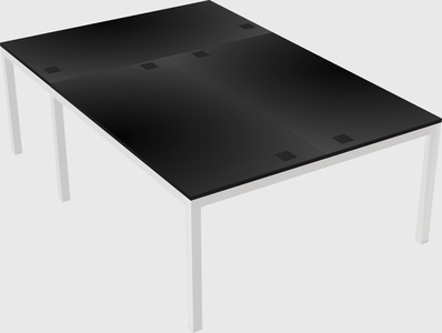 Shared office desks