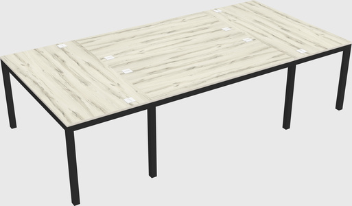 Shared office desks