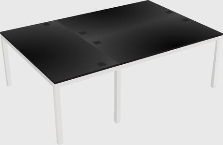 Shared office desks