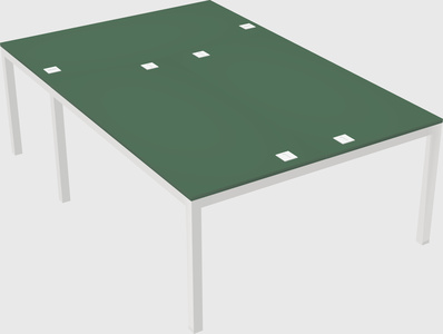 Shared office desks