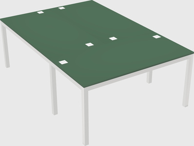 Shared office desks
