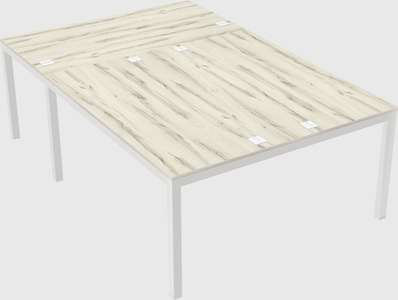 Shared office desks
