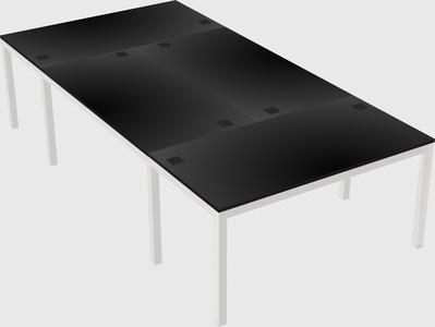 Shared office desks