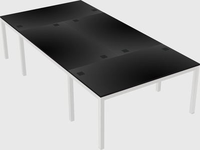 Shared office desks
